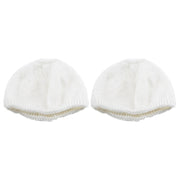 2 PCS Knitted Headphone Dustproof Protective Case for Beats Solo2 / Solo3(White)