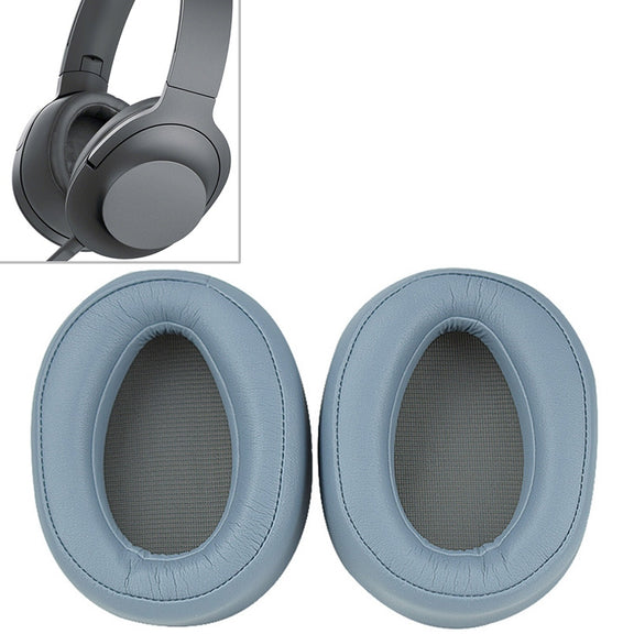 1 Pair Sponge Headphone Protective Case for Sony  MDR 100AAP (Blue)