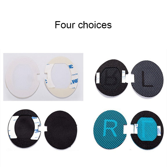1 Pair Soft Earmuff Headphone Jacket with LR Cotton for BOSE QC2 / QC15 / AE2 / QC25 / QC35(Gold Black)