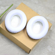 1 Pair Soft Earmuff Headphone Jacket with White Padded Cotton for BOSE QC2 / QC15 / AE2 / QC25 / QC35(White)