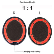 1 Pair Soft Sponge Earmuff Headphone Jacket for Beats Solo 2.0, Wired Version(Grey)