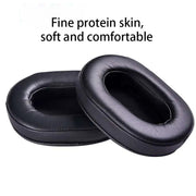 1 Pair Soft Sponge Earmuff Headphone Jacket for Audio-technica ATH-MSR7 / M50X / M20 / M40 / M40X(Black)