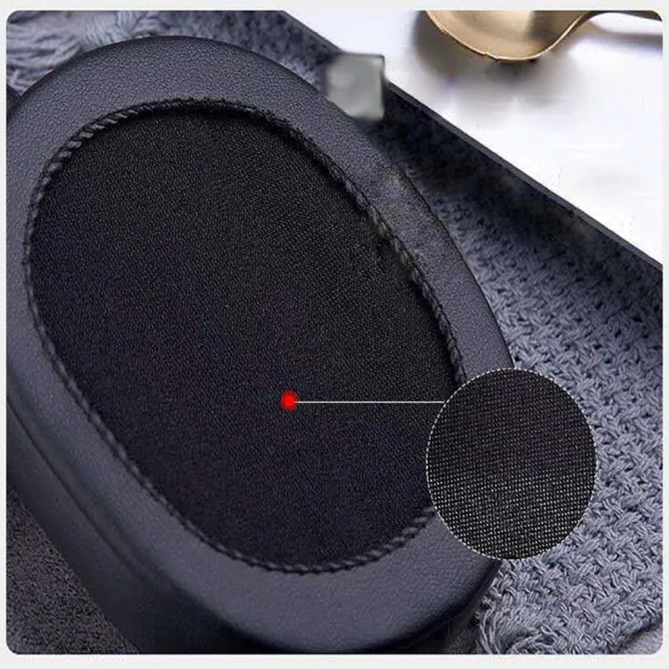 1 Pair Soft Sponge Earmuff Headphone Jacket for Audio-technica ATH-MSR7 / M50X / M20 / M40 / M40X(Black)