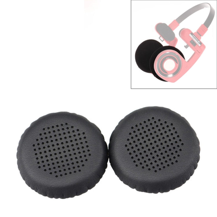2 PCS For KOSS PP / SP Perforated Ventilation Version Protein Leather Cover Headphone Protective Cover Earmuffs (Black) - Earmuff & Pad by PMC TechLife | Online Shopping South Africa | PMC TechLife