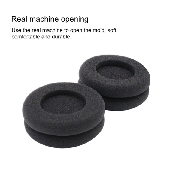 2 PCS For KOSS PP / SP Voltage Version Protein Leather Cover Headphone Protective Cover Earmuffs