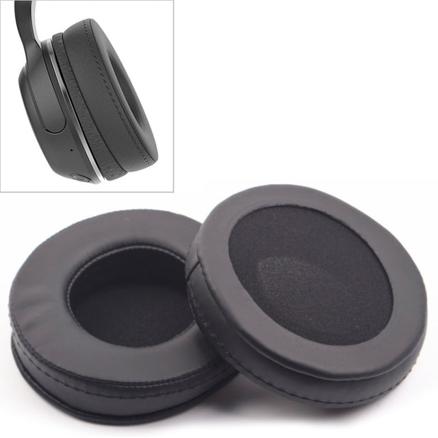 2 PCS For Skullcandy / HESH 2.0 HESH Thickened Earphone Cushion Cover Earmuffs Replacement Earpads with Mesh(Black)
