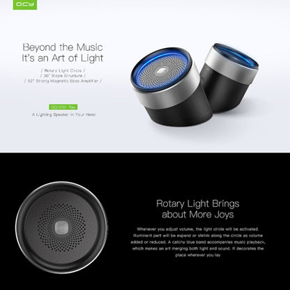 QCY BOX1 Portable Mini Speaker Wireless Music Metal V4.2 Bluetooth Loudspeakers - free shipping - PMC Jewellery - Order now!