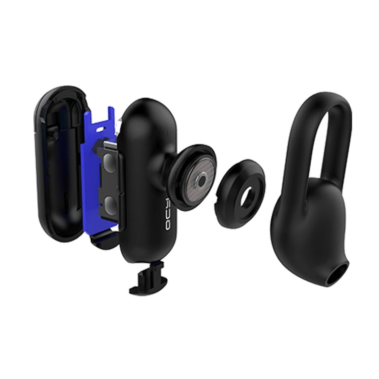 QCY Q12 Mini Ultra-light Wireless V4.1 Bluetooth Earphones with Mic, For iPad, iPhone, Galaxy, Huawei, Xiaomi, LG, HTC and Other Smart Phones(Black)