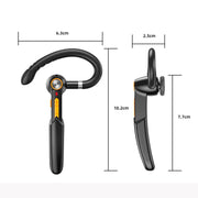 ME-100 TWS Business Rotating Universal True Stereo 5.0 Version Hanging Ear In-Ear Bluetooth Headset(Red + Black)