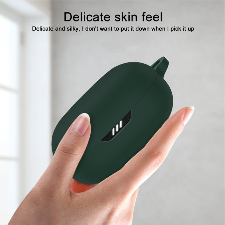 Silicone Wireless Earphone Protective Case Cover for JBL Wave 300TWS(Black)