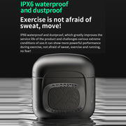 D MOOSTER D02 IPX6 EDC Wireless Bluetooth 5.3 Earphone (Black)