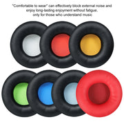 2 PCS For Skullcandy / HESH 2.0 HESH Ordinary Earphone Cushion Cover Earmuffs Replacement Earpads with Mesh(Black+Black Mesh)