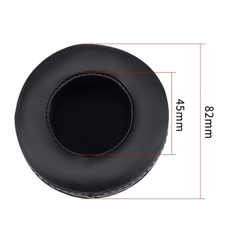 2 PCS For Skullcandy / HESH 2.0 HESH Ordinary Earphone Cushion Cover Earmuffs Replacement Earpads with Mesh(Black+Black Mesh)