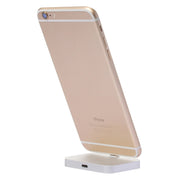 8 Pin Stouch Aluminum Desktop Station Dock Charger for iPhone(Silver)