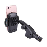 HC006 2 in 1 Car Charger & 360 Rotation Holder, Random Color Delivery, For iPhone, Galaxy, Huawei, Xiaomi, LG, HTC and other Smartphones of width 47-92mm Smartphone