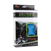 HC006 2 in 1 Car Charger & 360 Rotation Holder, Random Color Delivery, For iPhone, Galaxy, Huawei, Xiaomi, LG, HTC and other Smartphones of width 47-92mm Smartphone