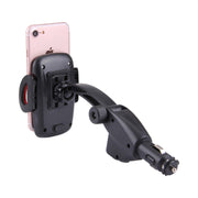 HC006 2 in 1 Car Charger & 360 Rotation Holder, For iPhone, Galaxy, Huawei, Xiaomi, LG, HTC and other Smartphones of width 47-92mm Smartphone(Red)