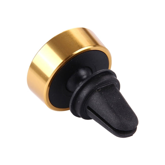 Car Magnetic Air Vent Mount Dock Holder with Quick-snap, For iPhone, Galaxy, Huawei, Xiaomi, LG, HTC and other Smartphones(Gold)