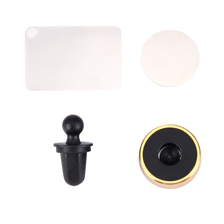 Car Magnetic Air Vent Mount Dock Holder with Quick-snap, For iPhone, Galaxy, Huawei, Xiaomi, LG, HTC and other Smartphones(Gold)