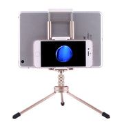 Multi-function Aluminum Alloy Tripod Mount Holder Stand , for iPad, iPhone, Samsung, Lenovo, Sony and other Smartphones & Tablets & Digital Cameras(Gold)