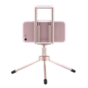 Multi-function Aluminum Alloy Tripod Mount Holder Stand , for iPad, iPhone, Samsung, Lenovo, Sony and other Smartphones & Tablets & Digital Cameras(Gold)