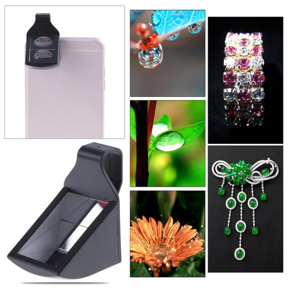 90 Degrees Turning Periscope Lens with Clip, For iPhone, Galaxy, Sony, Lenovo, HTC, Huawei, Google, LG, Xiaomi and other Smartphones