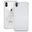 5 in 1 Full Assembly Metal Housing Cover with Appearance Imitation of iX for iPhone 6, Including Back Cover & Card Tray & Volume Control Key & Power Button & Mute Switch Vibrator Key, No Headphone Jack (Gold+White) - free shipping - PMC TechLife - Order now!