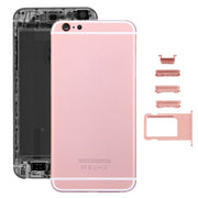 5 in 1 for iPhone 6s Plus (Back Cover + Card Tray + Volume Control Key + Power Button + Mute Switch Vibrator Key) Full Assembly Housing Cover(Rose Gold)