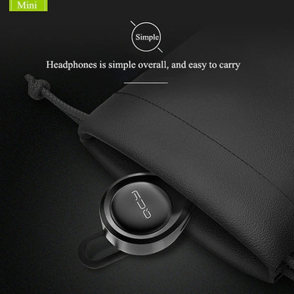 QCY J11 Universal Driving Wireless Bluetooth 4.1 Earphone with Mic for Smart Phones or Other Bluetooth Devices, Effective Bluetooth Distance: 10M(Black) - Bluetooth Earphone by QCY | Online Shopping South Africa | PMC Jewellery | Buy Now Pay Later Mobicred