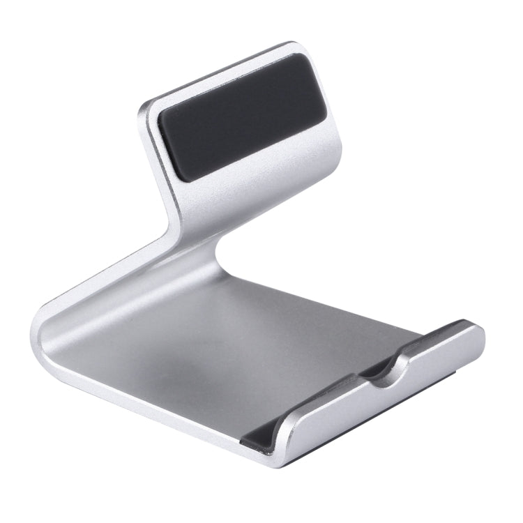 Exquisite Aluminium Alloy Desktop Holder Stand DOCK Cradle For iPhone, Galaxy, Huawei, Xiaomi, LG, HTC and 7 inch Tablet(Silver) - Desktop Holder by PMC TechLife | Online Shopping South Africa | PMC TechLife