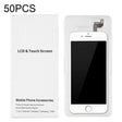 50 PCS Cardboard Packaging White Box for iPhone 6s & 6 LCD Screen and Digitizer Full Assembly - free shipping - PMC TechLife - Order now!