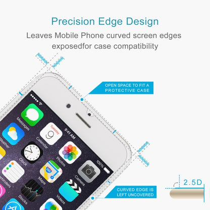 2.5D Non-Full Screen Tempered Glass Film For iPhone 8 / 7 / 6 / 6S - free shipping - PMC Jewellery - Order now!