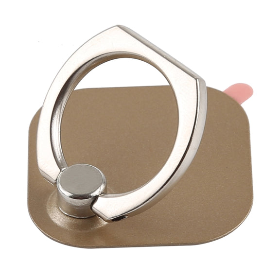 Ring Phone Metal Holder for iPad, iPhone, Galaxy, Huawei, Xiaomi, LG, HTC and Other Smart Phones (Gold)