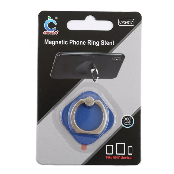 Ring Phone Metal Holder for iPad, iPhone, Galaxy, Huawei, Xiaomi, LG, HTC and Other Smart Phones (Blue)