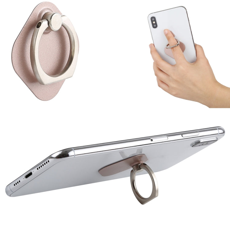 Ring Phone Metal Holder for iPad, iPhone, Galaxy, Huawei, Xiaomi, LG, HTC and Other Smart Phones (Rose Gold) - Ring Holder by PMC TechLife | Online Shopping South Africa | PMC TechLife