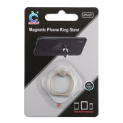 Ring Phone Metal Holder for iPad, iPhone, Galaxy, Huawei, Xiaomi, LG, HTC and Other Smart Phones (Silver)