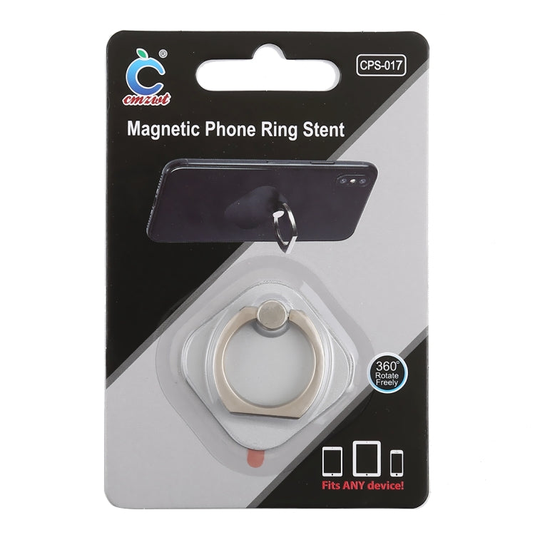Ring Phone Metal Holder for iPad, iPhone, Galaxy, Huawei, Xiaomi, LG, HTC and Other Smart Phones (Silver)