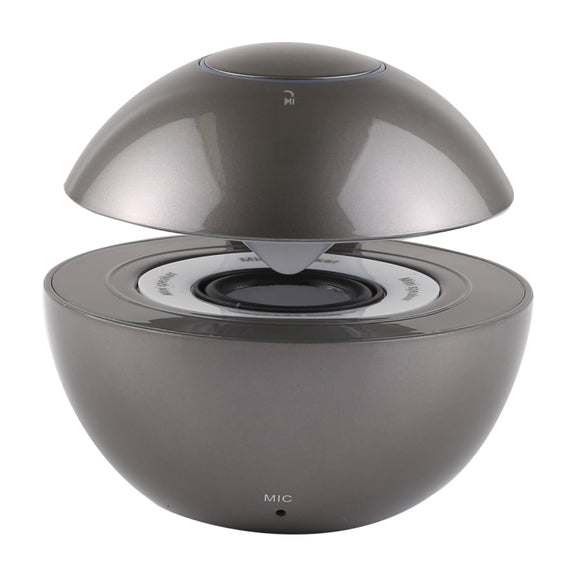 BT-118 Mini Wireless Bluetooth Speaker with Breathing Light, Support Hands-free / TF Card / AUX(Grey)