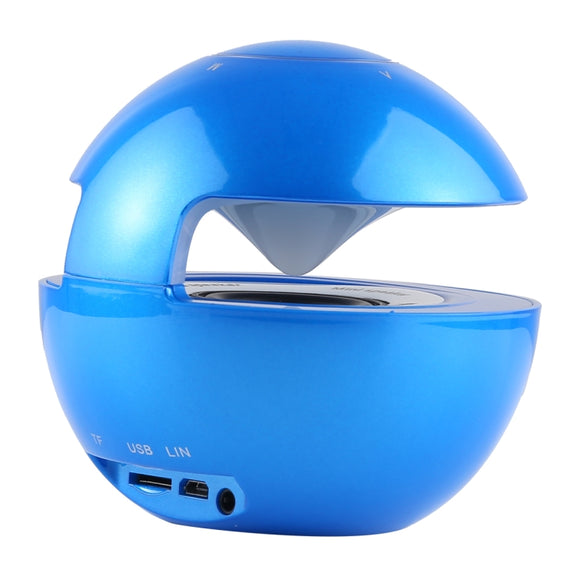 BT-118 Mini Wireless Bluetooth Speaker with Breathing Light, Support Hands-free / TF Card / AUX(Blue)