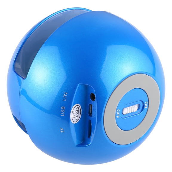 BT-118 Mini Wireless Bluetooth Speaker with Breathing Light, Support Hands-free / TF Card / AUX(Blue)