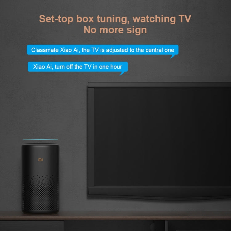 Xiaomi Xiaoai Speaker Pro with 750mL Large Sound Cavity Volume / AUX IN Wired Connection / Combo Stereo / Professional DTS Audio / Hi-Fi Audio chip / Infrared Remote Control Traditional Home Appliances / Bluetooth Mesh Gateway