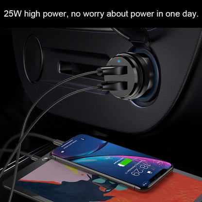 ipipoo XP-1 Dual USB Car Fast Charging Charger with Android Line (White) - free shipping - PMC Jewellery - Order now!