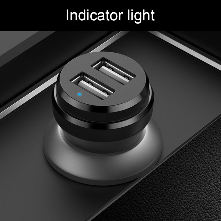 ipipoo XP-1 Dual USB Car Fast Charging Charger with Android Line (White) - free shipping - PMC Jewellery - Order now!