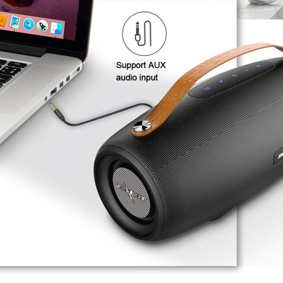 ZEALOT S27 Multifunctional Bass Wireless Bluetooth Speaker, Built-in Microphone, Support Bluetooth Call & AUX & TF Card & 1x93mm + 2x66mm Speakers(Black)