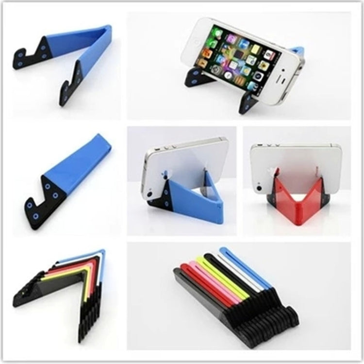 V Shape Universal Mobile Phone Tablet Bracket Holder (Rose Red)