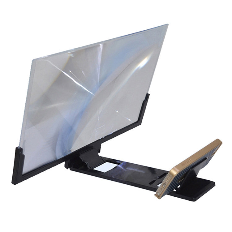 F3 14 inch Radiation Protection Universal Mobile Phone Screen Amplifier 3D HD Video Amplifier with Stand(Black) - Screen Magnifier by PMC TechLife | Online Shopping South Africa | PMC TechLife