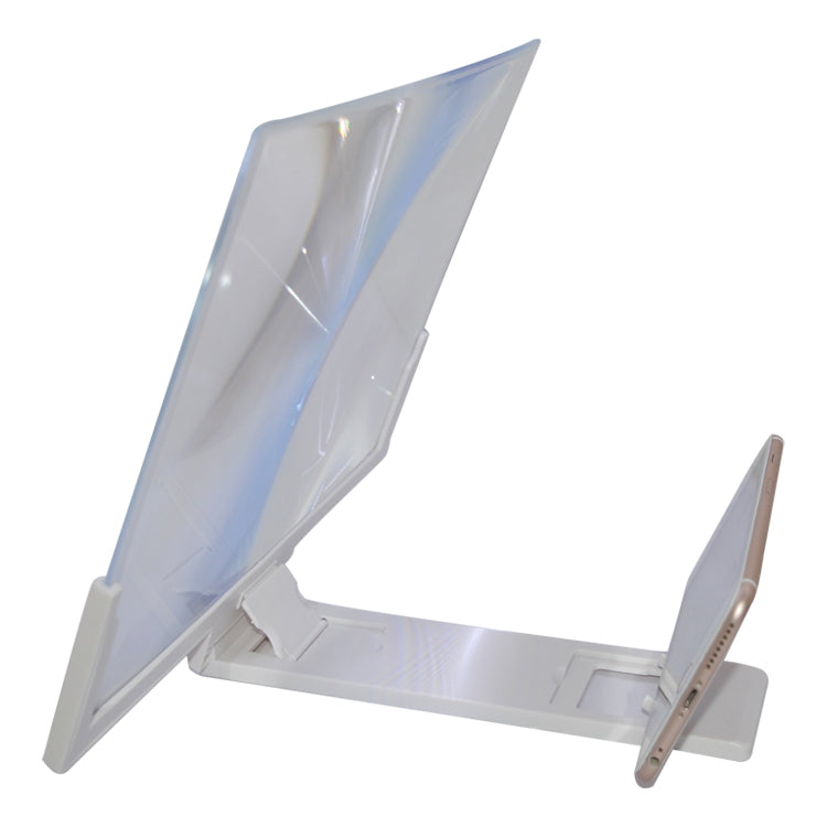 F3 14 inch Radiation Protection Universal Mobile Phone Screen Amplifier 3D HD Video Amplifier with Stand(White) - Screen Magnifier by PMC TechLife | Online Shopping South Africa | PMC TechLife