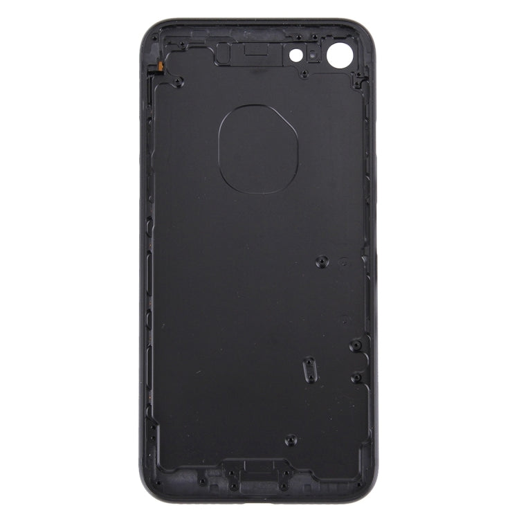 5 in 1 for iPhone 7 (Back Cover + Card Tray + Volume Control Key + Power Button + Mute Switch Vibrator Key) Full Assembly Housing Cover(Black) - Back Cover by PMC TechLife | Online Shopping South Africa | PMC TechLife
