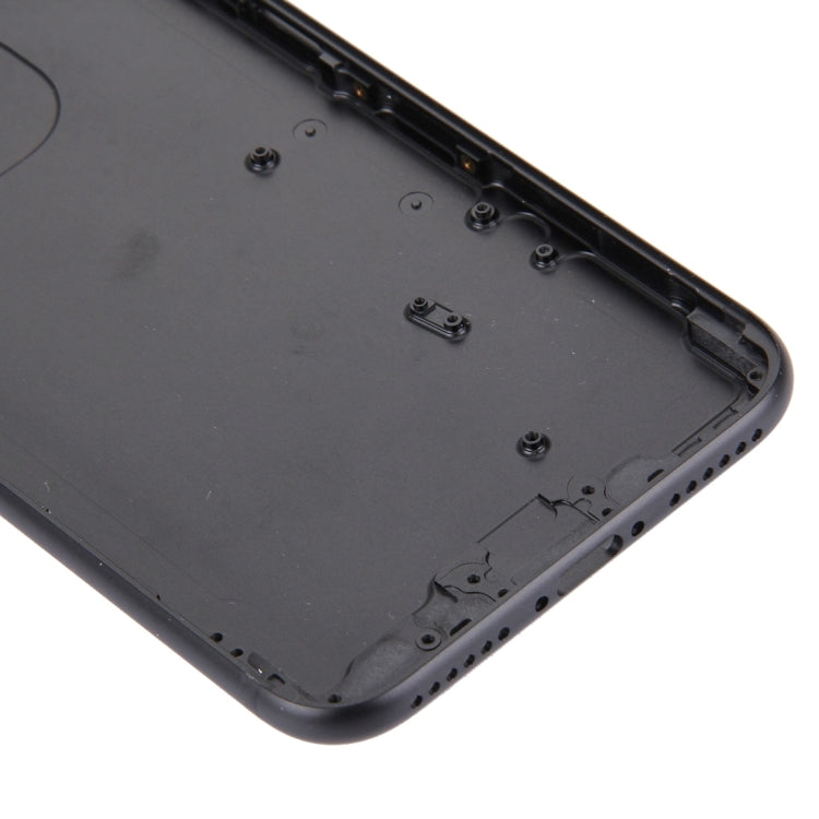 5 in 1 for iPhone 7 (Back Cover + Card Tray + Volume Control Key + Power Button + Mute Switch Vibrator Key) Full Assembly Housing Cover(Black) - Back Cover by PMC TechLife | Online Shopping South Africa | PMC TechLife