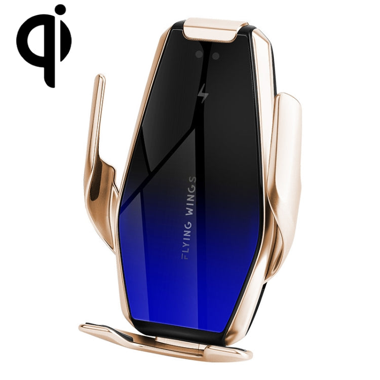 S7 15W QI 360 Degree Rotatable Infrared Induction Car Air Outlet Wireless Charging Mobile Phone Holder for 4.0-6.5 inch Mobile Phones(Gold) - free shipping - PMC TechLife - Order now!